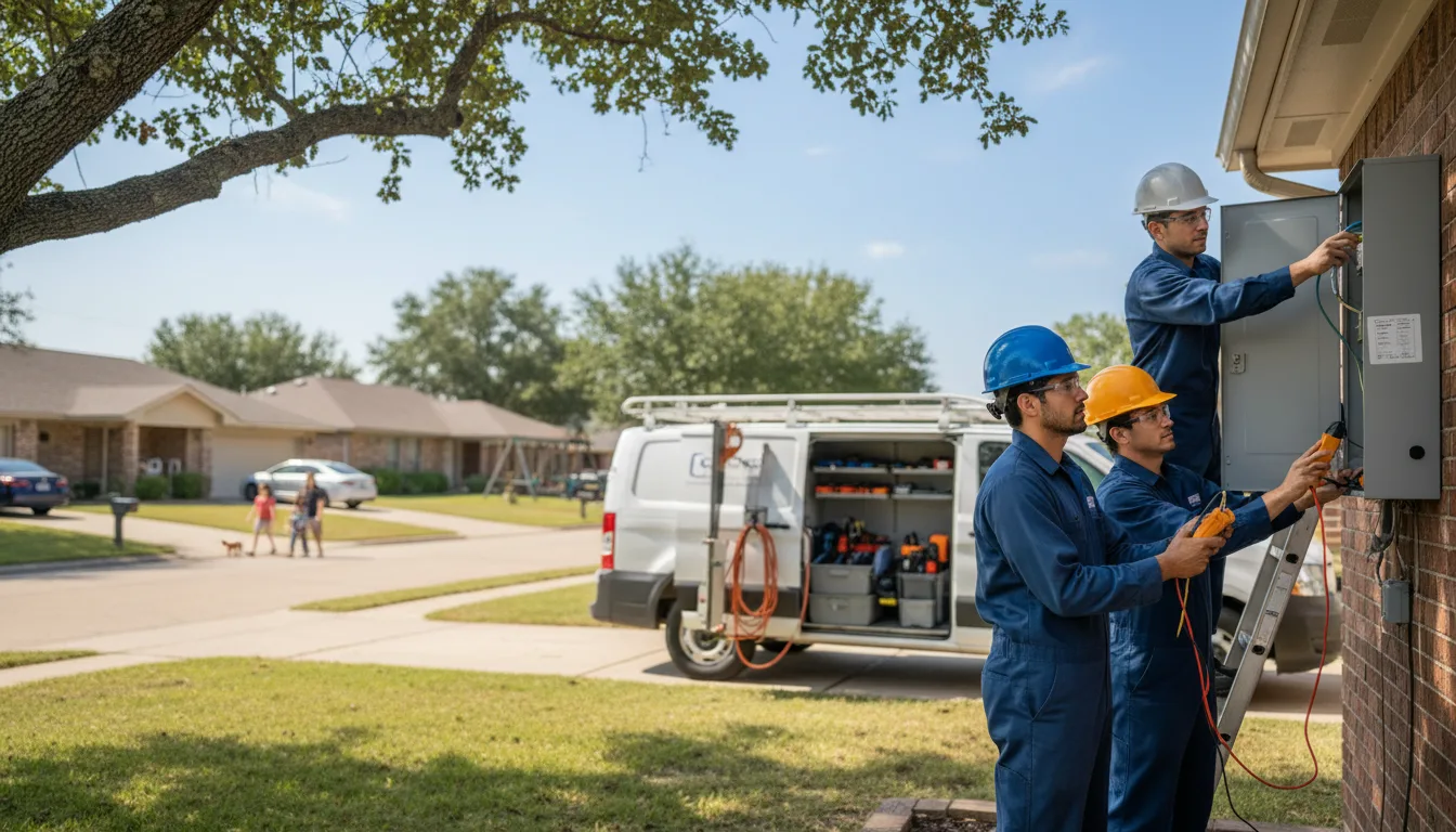 Certified electrician providing emergency electrical services in Transylvania, LA